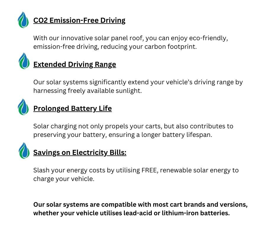 Benefits of solar charging golf carts 